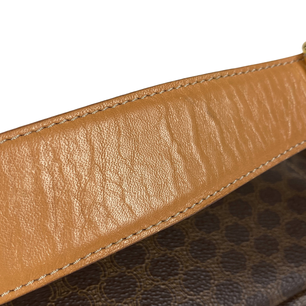 Celine Macadam Pattern Waist Bag Canvas Brown - image 6